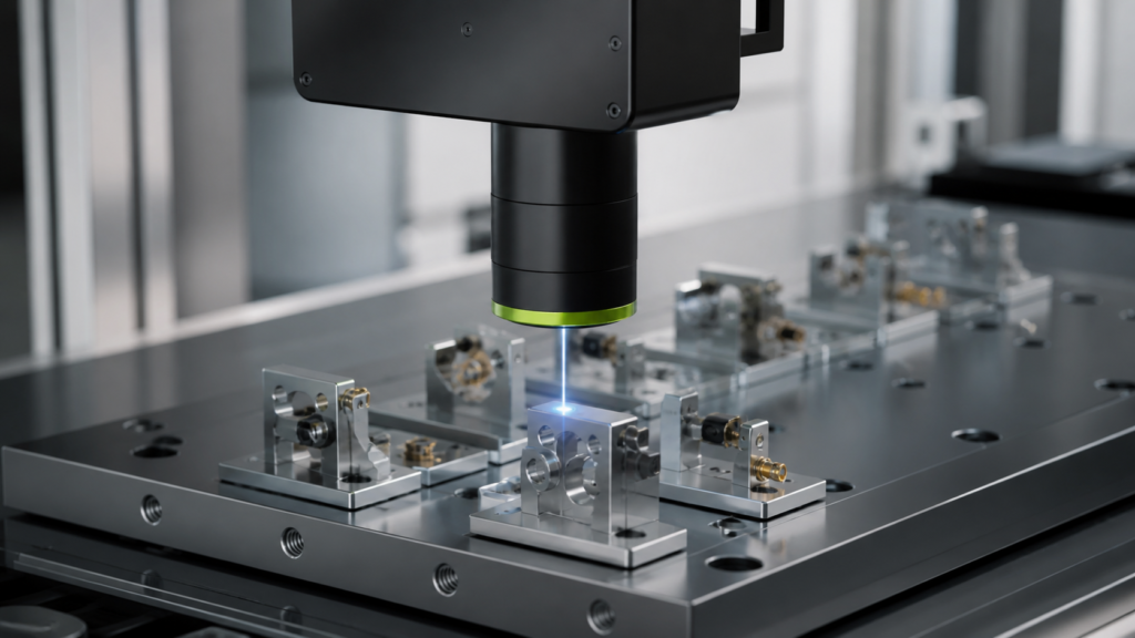 Contrôle de la hauteur des supports optiques et des pièces mécaniques de précision