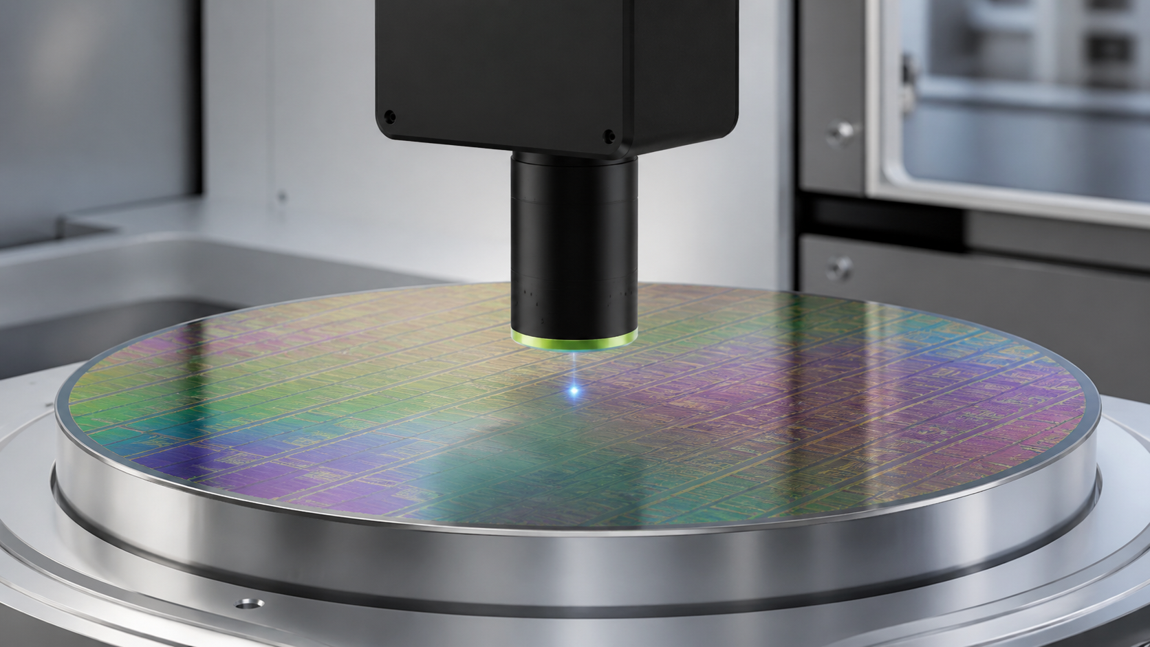 Medição da espessura de filmes semicondutores multicamadas