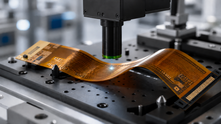 Dicke- und Verformungsmessung flexibler Leiterplatten (FPC)
