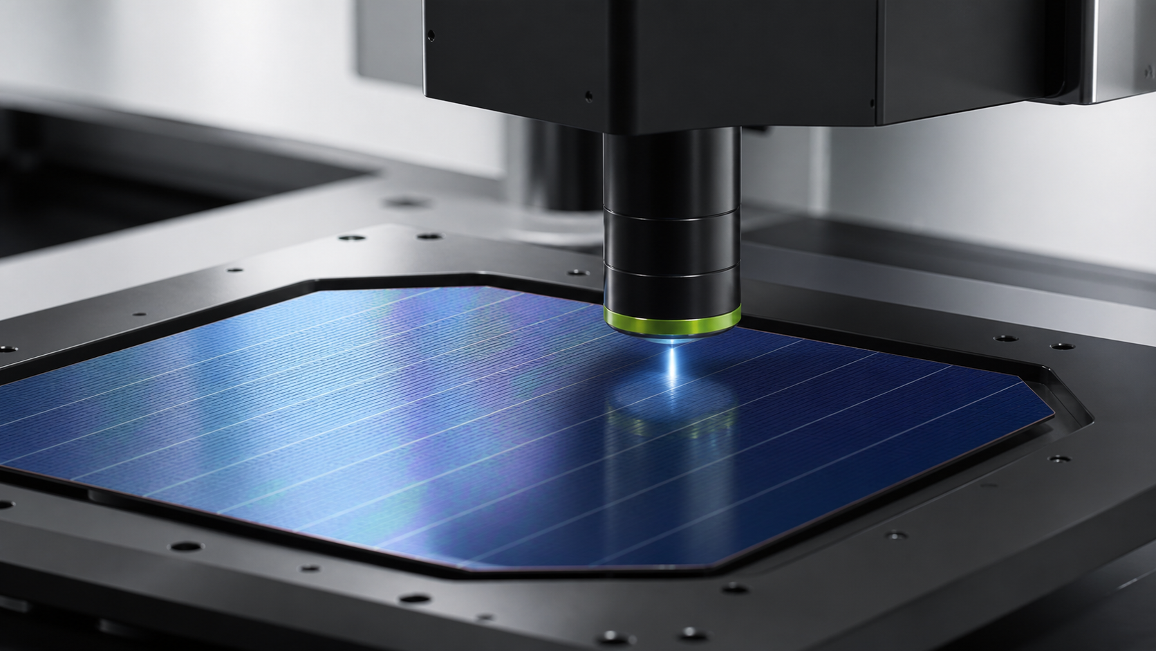 Mesure de l’épaisseur du film antireflet des cellules solaires