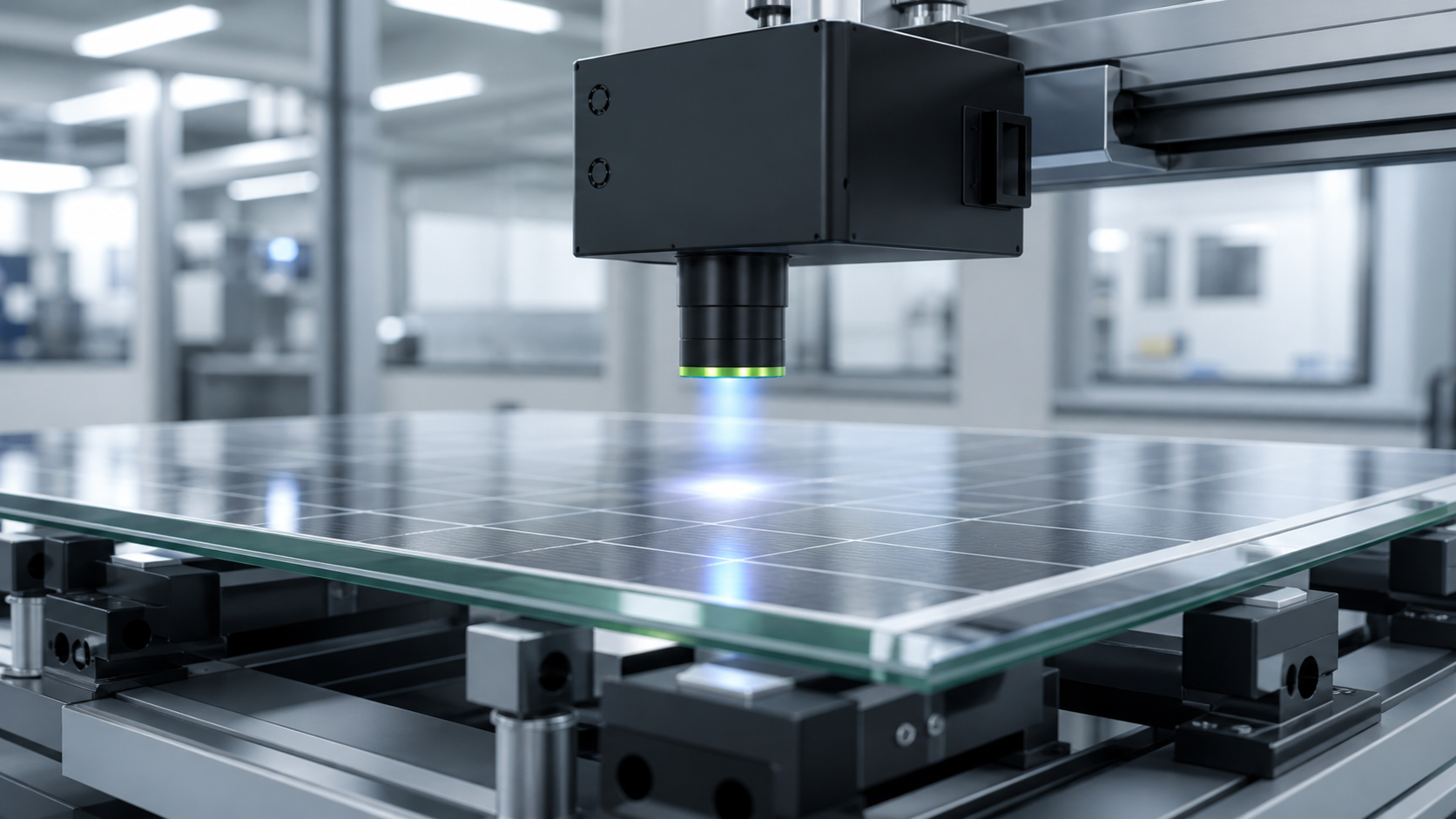 Contrôle de l’épaisseur et de la planéité du verre des modules