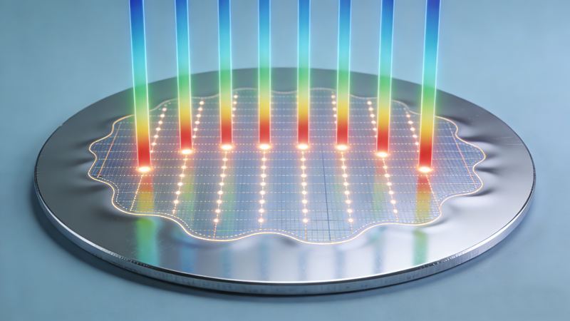 Hochpräzise Prüfung der Oberflächenebenheit von Wafern, Titelbild des Anwendungsbeispiels von Liyi Technology