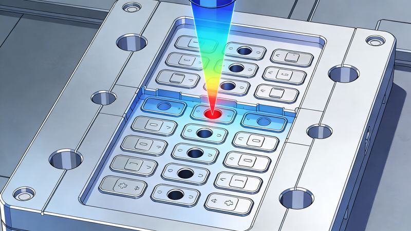 Prüfung der Tasten und der Tiefe struktureller Löcher bei Mobiltelefonen – Titelbild eines Anwendungsbeispiels von Liyi Technology