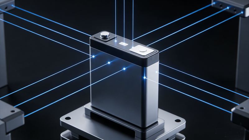 Imagen de portada del caso de aplicación de LiiYi Technology para la inspección de la dimensión y la precisión de forma de las celdas individuales de baterías de litio