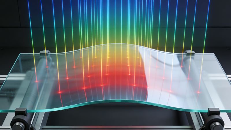 Image de couverture d’un cas d’application de Liiyi Technology : contrôle de la planéité et de la cambrure du verre plat