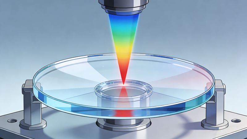 Imagen de portada del caso de aplicación de Liiyi Technology para la medición del espesor central de lentes ópticas