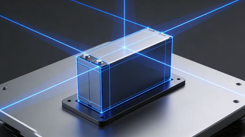 Imagen de portada del caso de aplicación de Liiyi Technology para la inspección de las dimensiones y la forma de los paquetes de baterías de litio