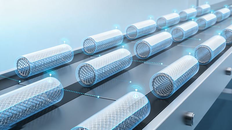 Imagen de portada del caso de aplicación de Liiyi Technology: detección en línea del espesor del recubrimiento superficial de stents cardíacos