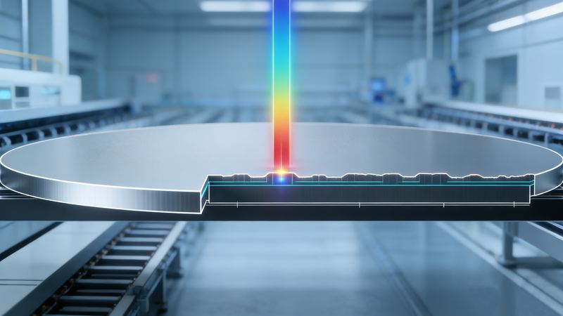 Image de couverture d’un cas d’application de LiiYi Technology : mesure de la hauteur des microstructures à la surface d’une plaquette