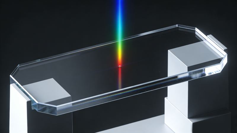 Dickenmessung von optischen und Präzisionsgläsern – Titelbild des Anwendungsbeispiels von Liyi Technology