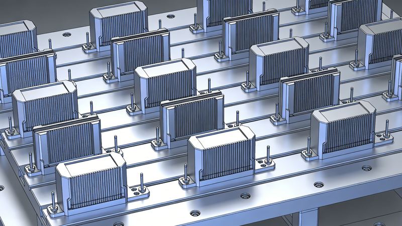 Image de couverture d’un cas d’application de Liiyi Technology : contrôle de la hauteur et de la planéité des pièces métalliques de précision pour les communications optiques