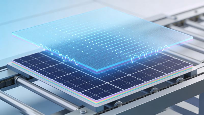 Image de couverture d’un cas d’application de LiiYi Technology : mesure de l’épaisseur du film antireflet des cellules photovoltaïques