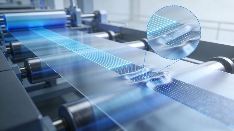 Erkennung lokaler Dickenfehler in Folien, Titelbild eines Anwendungsbeispiels von Liyi Technology