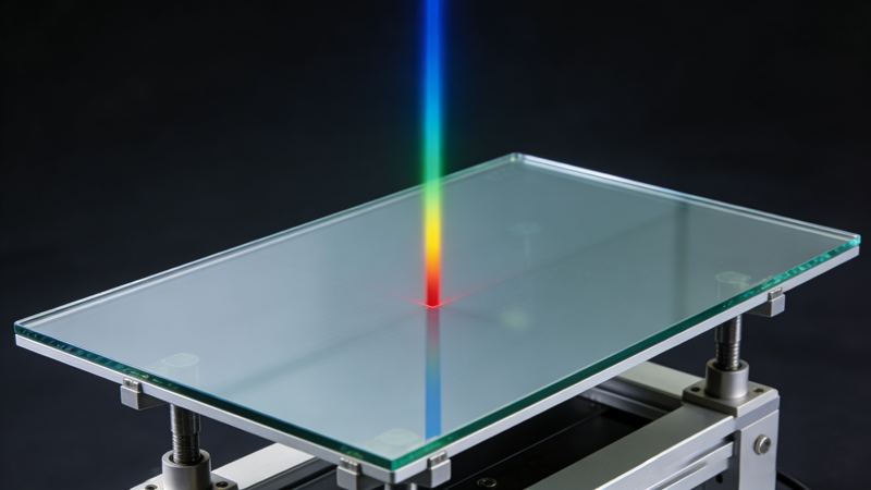 Anzeige und Glas-Substrat-Dickenmessung für elektronische Anwendungen, Titelbild des Anwendungsbeispiels von Liiyi Technology