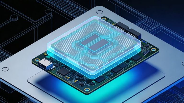 Imagem de capa do caso de aplicação da Liiyi Technology: detecção da espessura da camada de encapsulamento eletrônico embarcado