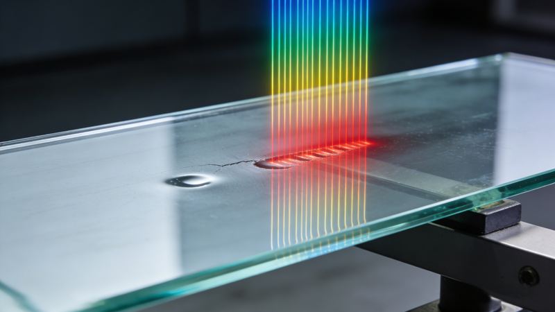 Image de couverture d’un cas d’application de Liiyi Technology : mesure de la hauteur des défauts microscopiques à la surface du verre