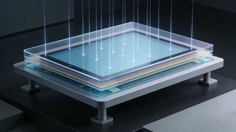 Prüfung der Dickenhomogenität von Touchscreen‑Modulen, Titelbild des Anwendungsbeispiels von Liyi Technology