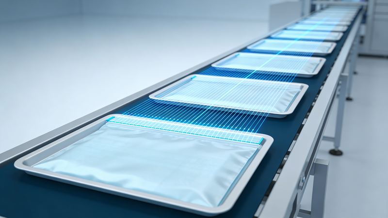 Contrôle de la hauteur et de la planéité des joints d’emballage médical, image de couverture d’un cas d’application de Liiyi Technology